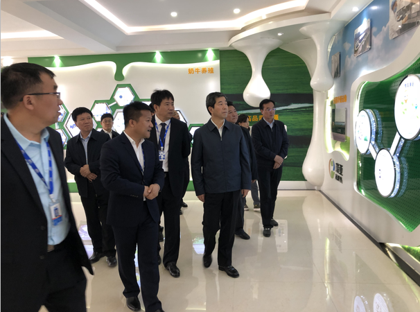 河南省委副書記、省長陳潤兒一行蒞臨 花花牛集團魯山瑞亞牧業(yè)有限公司視察調(diào)研
